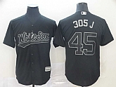 White Sox 45 Michael Jordan 305 J Black 2019 Players' Weekend Player Jersey,baseball caps,new era cap wholesale,wholesale hats